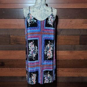 Socialite Black Floral Mini Dress